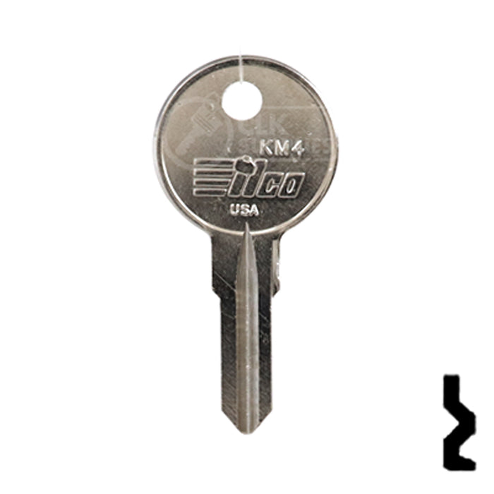 Uncut Key Blank | Kiferm, Gas cap | KM4 Automotive Key Ilco