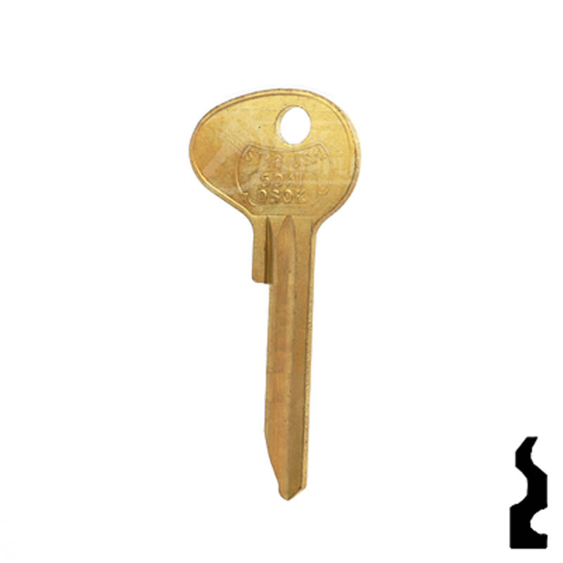 Uncut Key Blank | Mazda | DAT-11D ( DA20 ) Automotive Key JMA USA