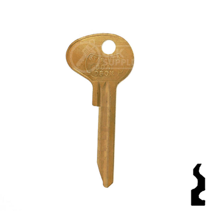 Uncut Key Blank | Mazda | DAT-11D ( DA20 ) Automotive Key JMA USA