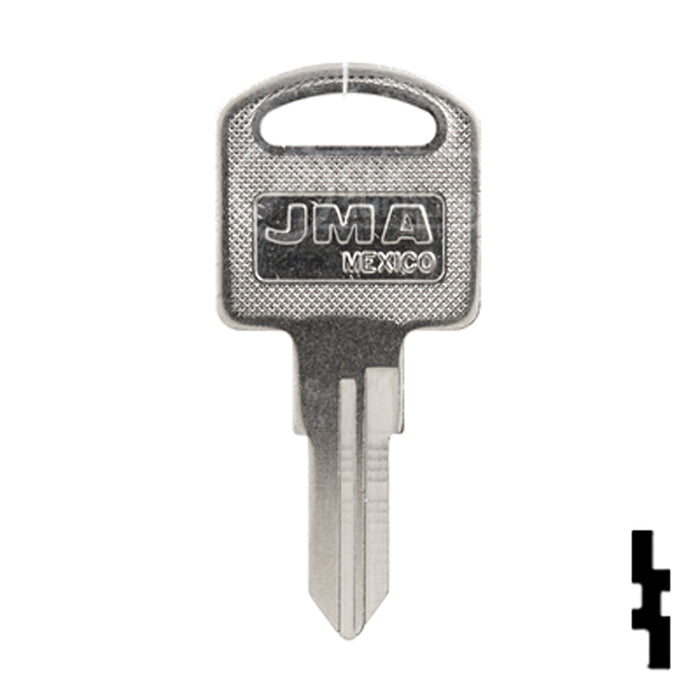 Uncut Key Blank | Mazda | MZ-1 Automotive Key JMA USA