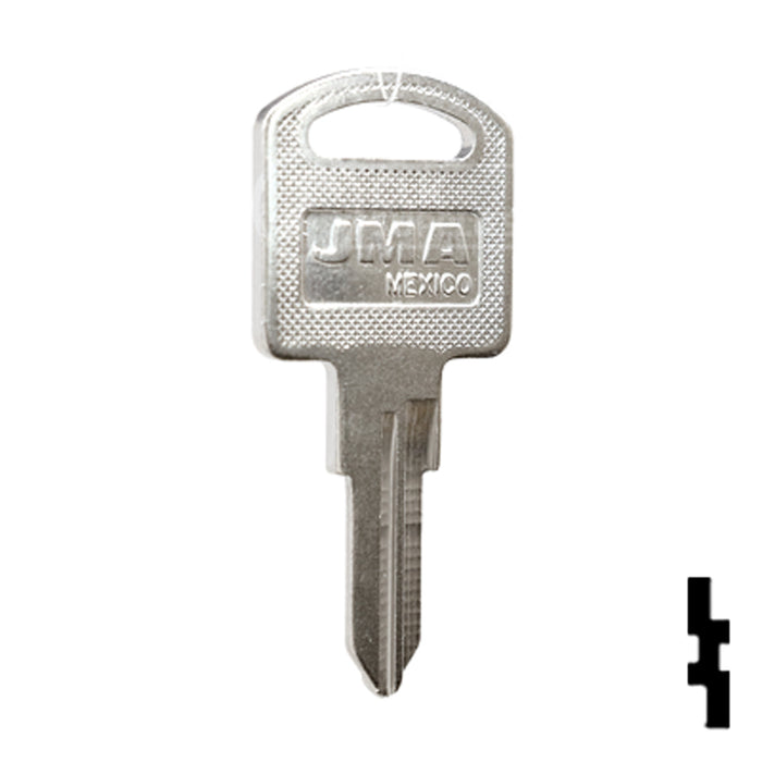 Uncut Key Blank | Mazda | MZ-1 Automotive Key JMA USA