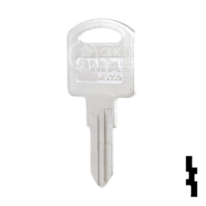 Uncut Key Blank | Mazda | MZ-1 Automotive Key JMA USA