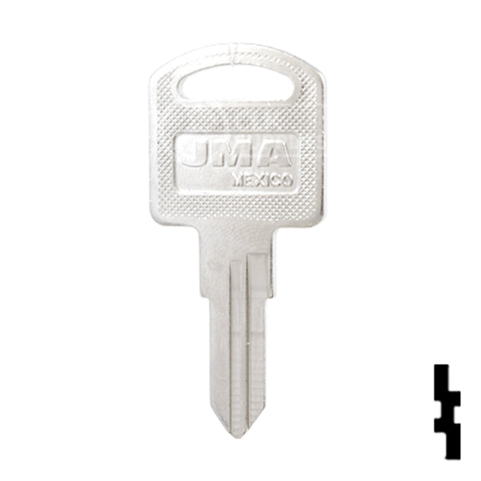 Uncut Key Blank | Mazda | MZ-1 Automotive Key JMA USA