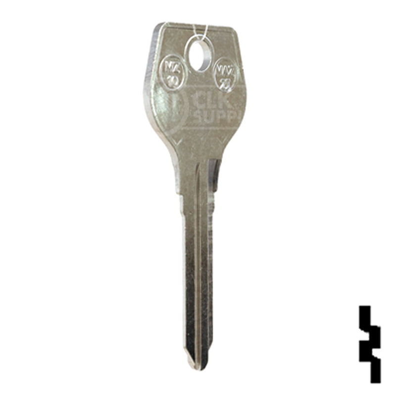 Uncut Key Blank | Mazda | MZ10-NP, MAZ-2I, X27 Automotive Key JMA USA