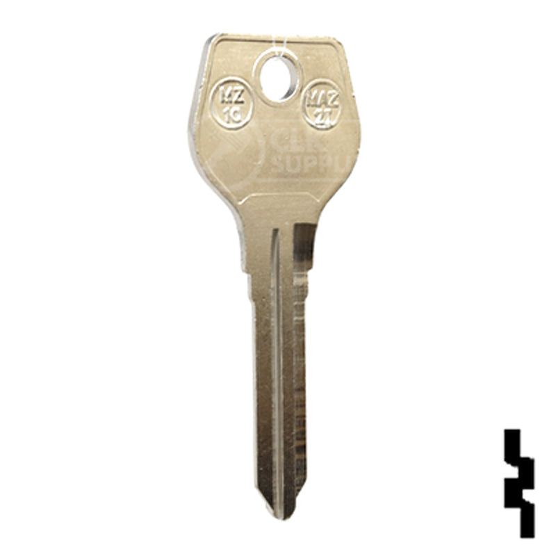 Uncut Key Blank | Mazda | MZ10-NP, MAZ-2I, X27 Automotive Key JMA USA