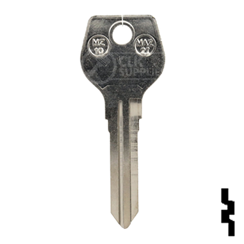 Uncut Key Blank | Mazda | MZ10-NP, MAZ-2I, X27 Automotive Key JMA USA