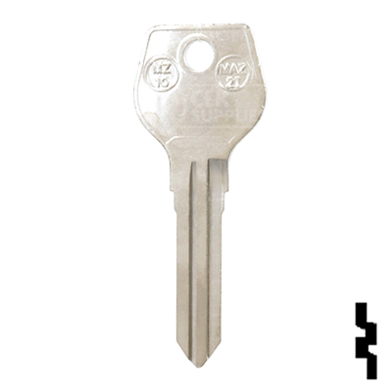 Uncut Key Blank | Mazda | MZ10-NP, MAZ-2I, X27 Automotive Key JMA USA