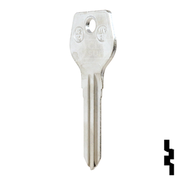 Uncut Key Blank | Mazda | MZ10-NP, MAZ-2I, X27 Automotive Key JMA USA