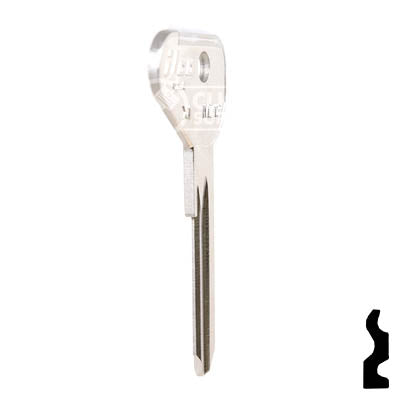 Uncut Key Blank | Mazda | X1, MZ12 Automotive Key Ilco