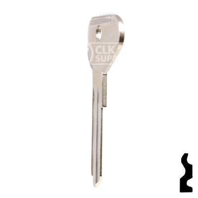 Uncut Key Blank | Mazda | X1, MZ12 Automotive Key Ilco