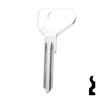 Uncut Key Blank | Mazda | X1, MZ12 Automotive Key Ilco