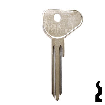 Uncut Key Blank | Mazda | X1, MZ12 Automotive Key Ilco