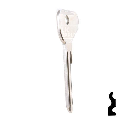 Uncut Key Blank | Mazda | X1, MZ12 Automotive Key Ilco