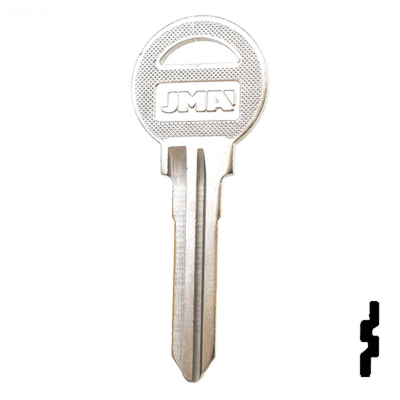 Uncut Key Blank | Mazda | X131, MZ13 Automotive Key JMA USA