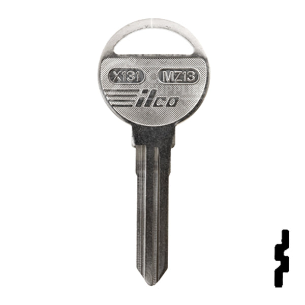 Uncut Key Blank | Mazda | X131, MZ13 — CLK Supplies