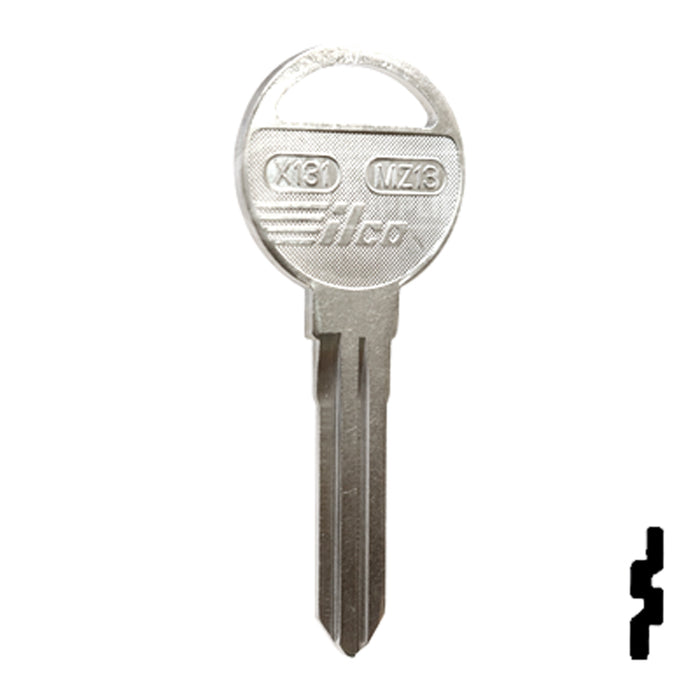 Uncut Key Blank | Mazda | X131, MZ13 Automotive Key Ilco