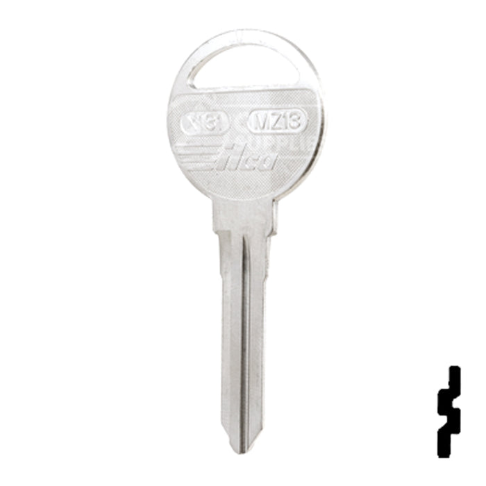 Uncut Key Blank | Mazda | X131, MZ13 Automotive Key Ilco