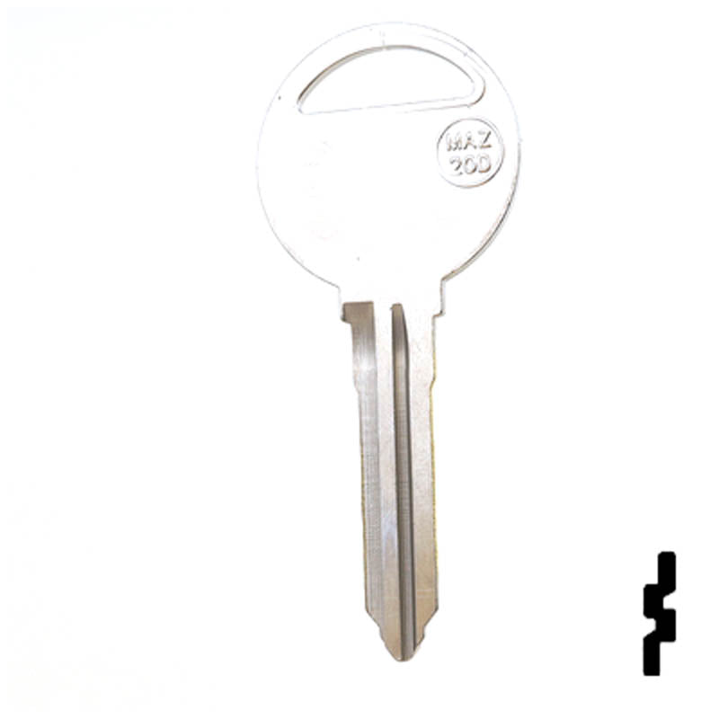 Uncut Key Blank | Mazda | X178, MZ16 Automotive Key JMA USA