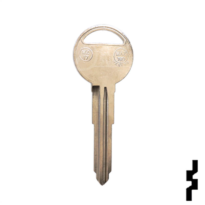 Uncut Key Blank | Mazda | X188, MZ17 Automotive Key JMA USA