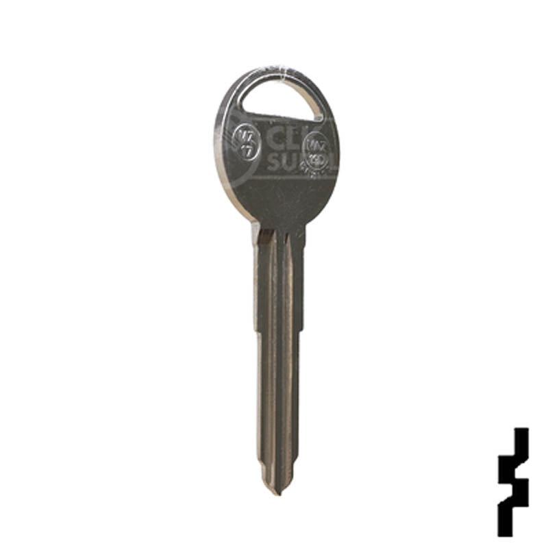 Uncut Key Blank | Mazda | X188, MZ17 Automotive Key JMA USA