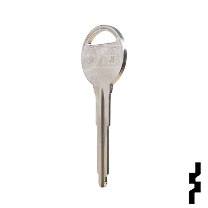 Uncut Key Blank | Mazda | X188, MZ17 Automotive Key JMA USA