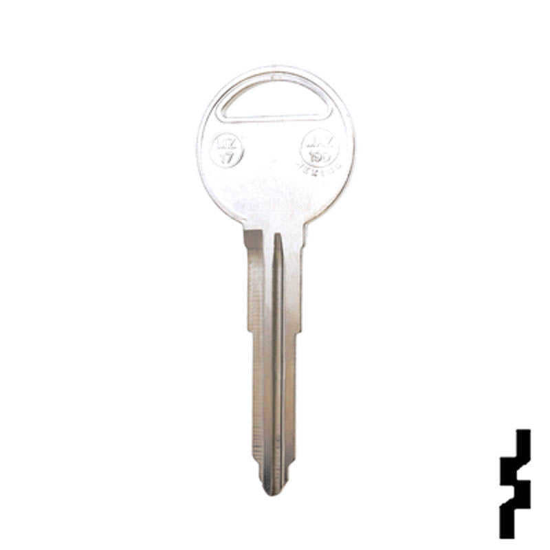 Uncut Key Blank | Mazda | X188, MZ17 Automotive Key JMA USA