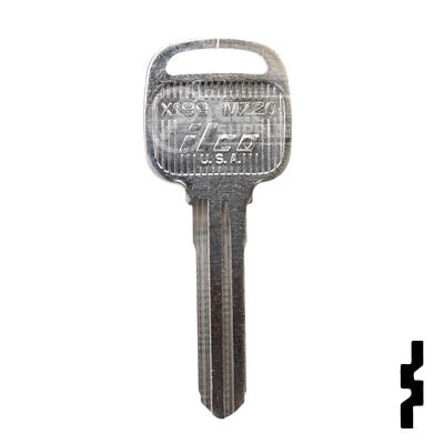 Uncut Key Blank | Mazda | X199, MZ20 Automotive Key Ilco