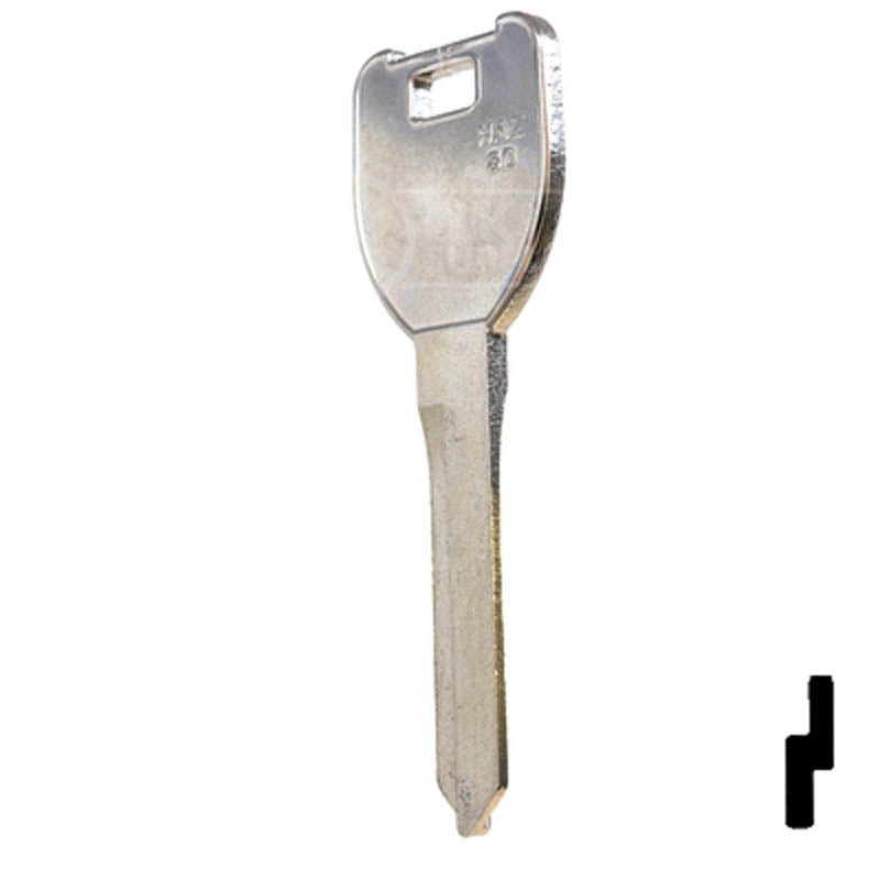 Uncut Key Blank | Mazda | X206, MZ25 Automotive Key JMA USA