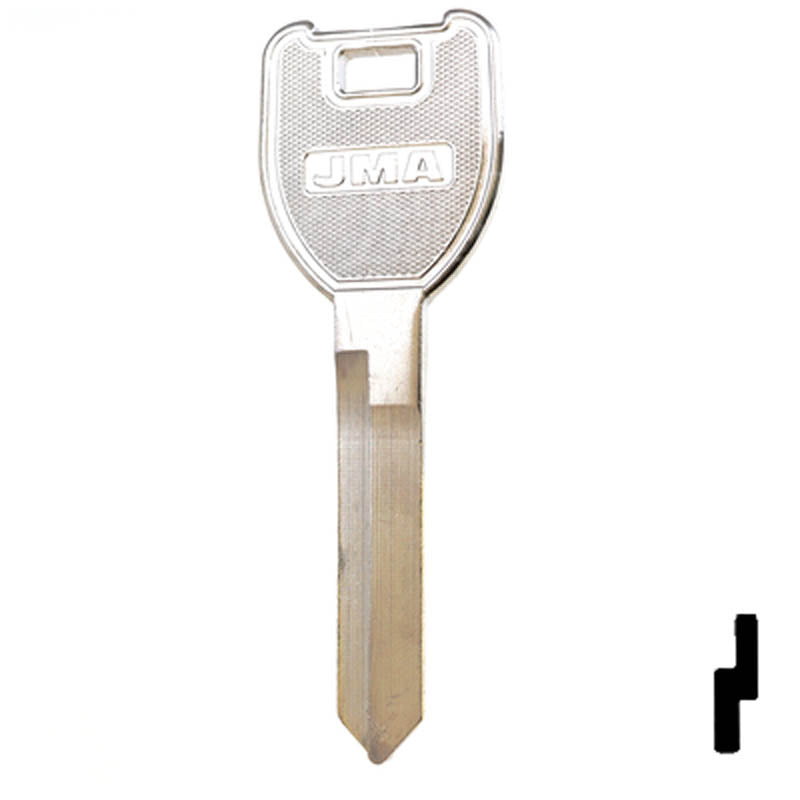 Uncut Key Blank | Mazda | X206, MZ25 Automotive Key JMA USA