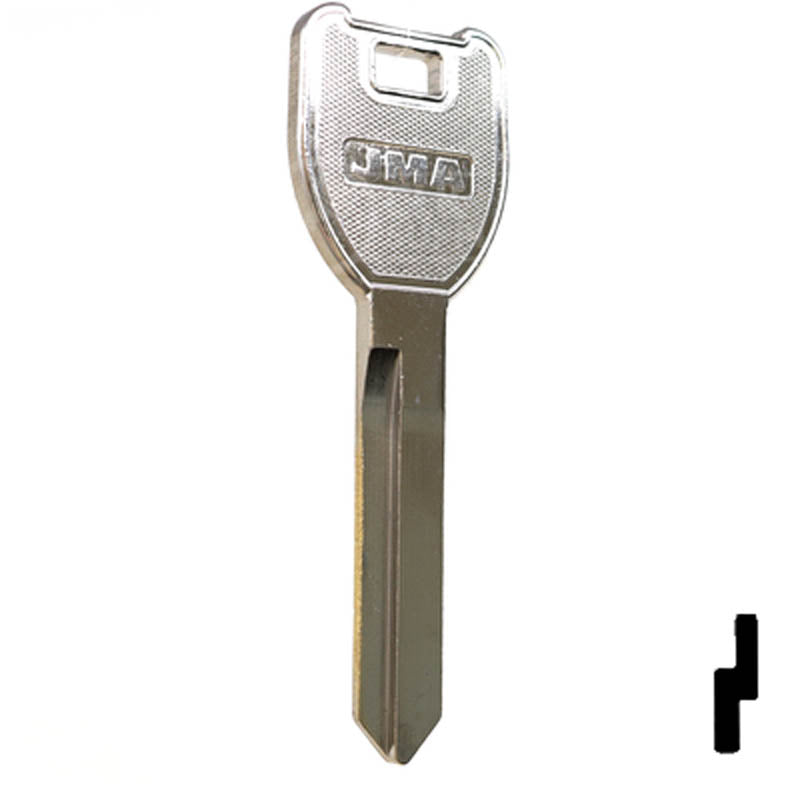 Uncut Key Blank | Mazda | X206, MZ25 Automotive Key JMA USA