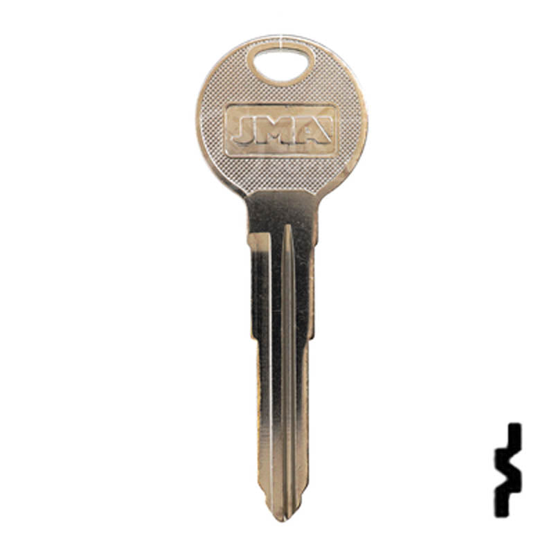 Uncut Key Blank | Mazda | X222, MZ27 Automotive Key JMA USA