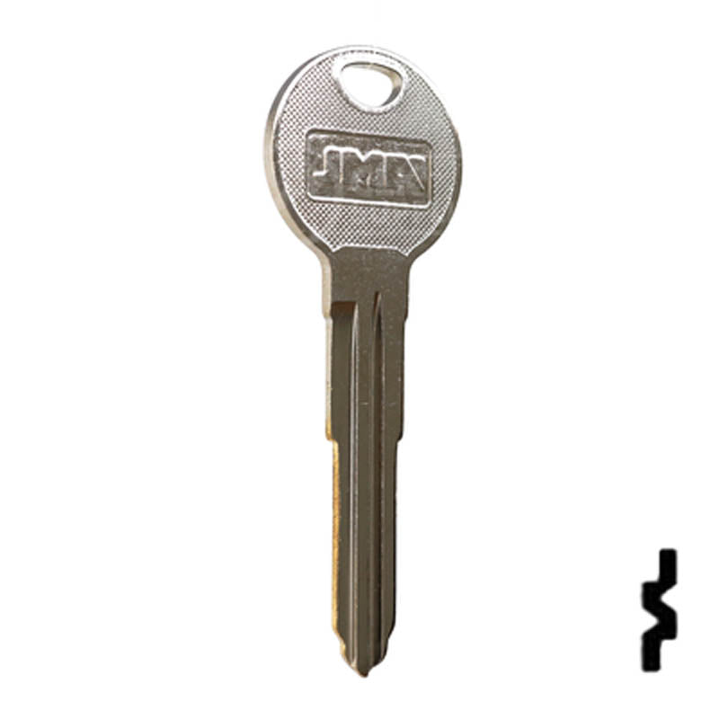 Uncut Key Blank | Mazda | X222, MZ27 Automotive Key JMA USA