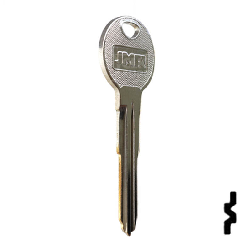 Uncut Key Blank | Mazda | X222, MZ27 Automotive Key JMA USA