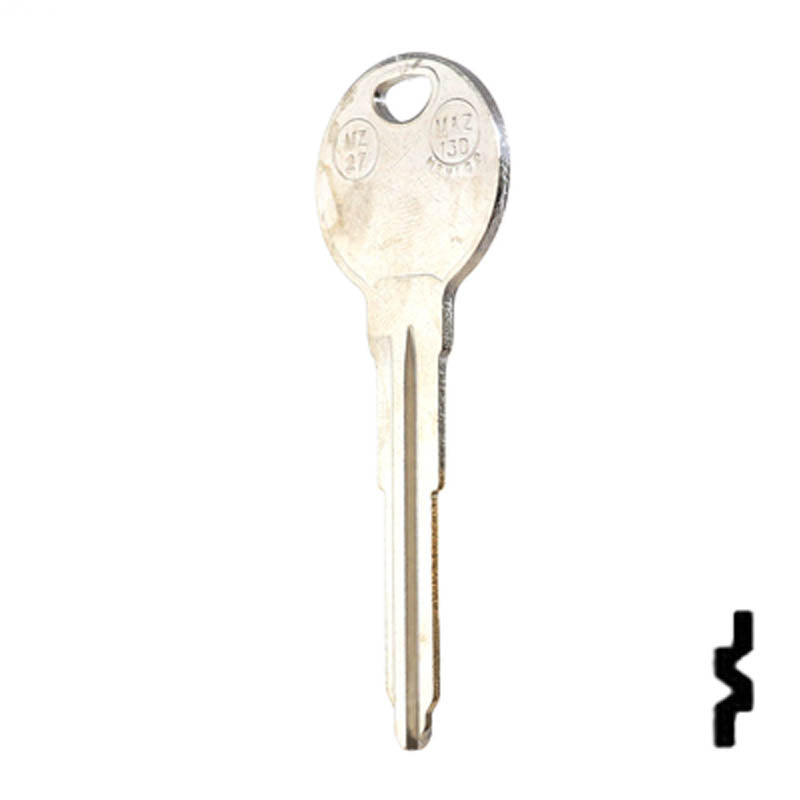 Uncut Key Blank | Mazda | X222, MZ27 Automotive Key JMA USA