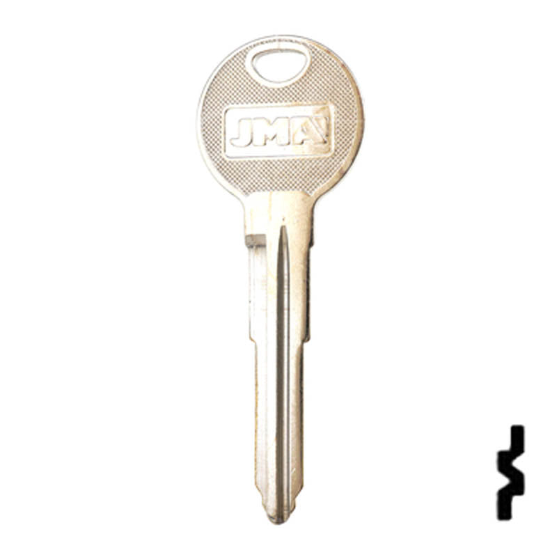 Uncut Key Blank | Mazda | X222, MZ27 Automotive Key JMA USA