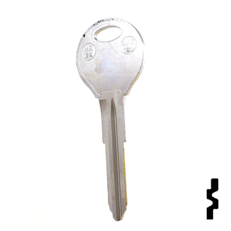 Uncut Key Blank | Mazda | X230, MZ29 Automotive Key JMA USA