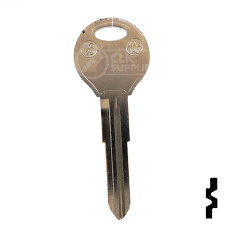 Uncut Key Blank | Mazda | X230, MZ29 Automotive Key JMA USA