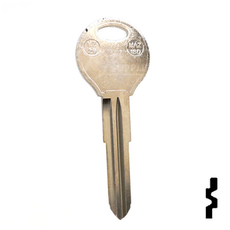 Uncut Key Blank | Mazda | X230, MZ29 Automotive Key JMA USA
