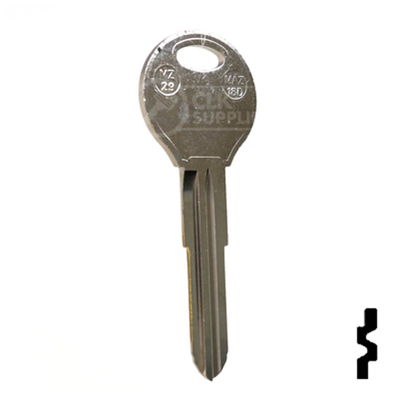 Uncut Key Blank | Mazda | X230, MZ29 Automotive Key JMA USA