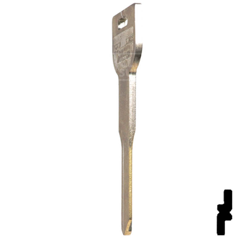 Uncut Key Blank | Mazda | X247, MZ30 Automotive Key Ilco