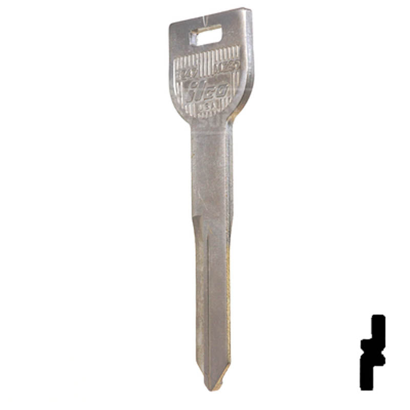 Uncut Key Blank | Mazda | X247, MZ30 Automotive Key Ilco