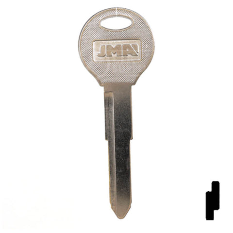 Uncut Key Blank | Mazda | X249, MZ31 Automotive Key JMA USA