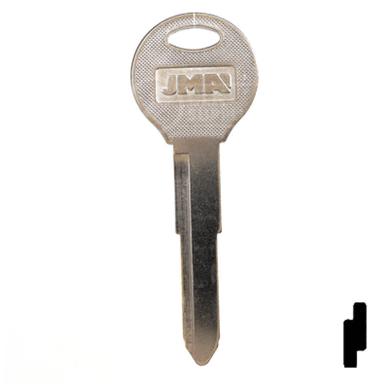 Uncut Key Blank | Mazda | X249, MZ31 Automotive Key JMA USA