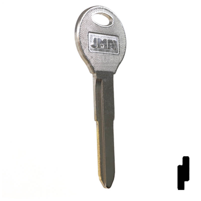 Uncut Key Blank | Mazda | X249, MZ31 Automotive Key JMA USA