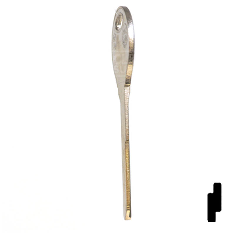 Uncut Key Blank | Mazda | X249, MZ31 Automotive Key JMA USA