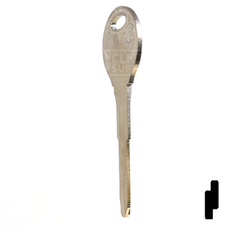 Uncut Key Blank | Mazda | X249, MZ31 Automotive Key JMA USA