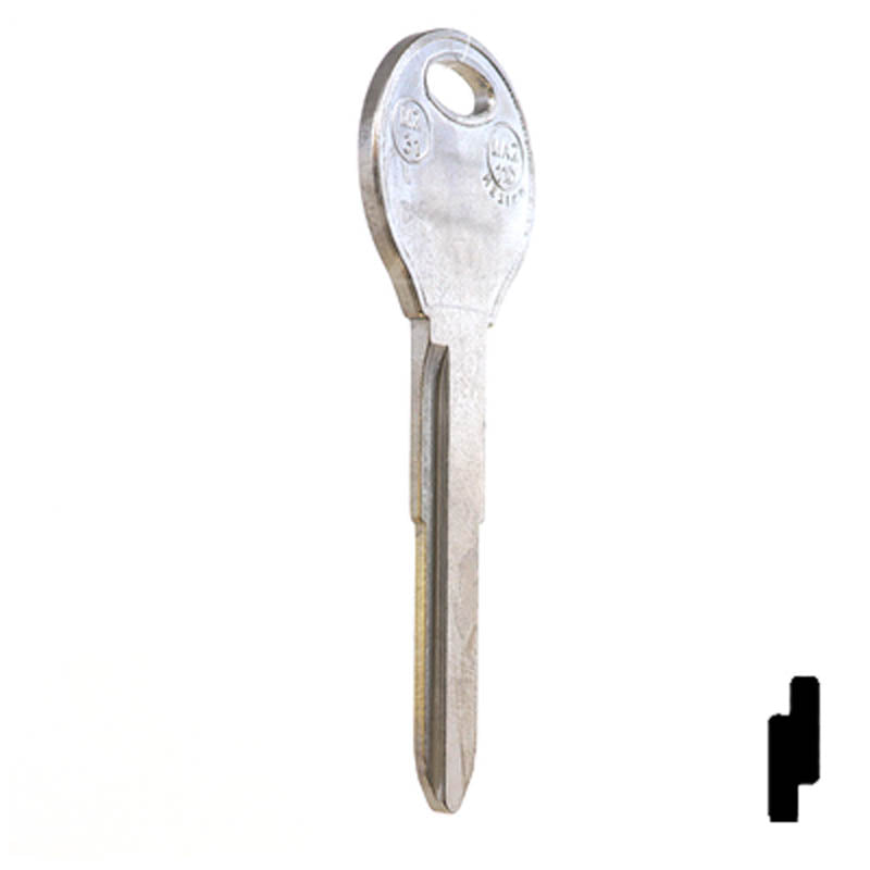 Uncut Key Blank | Mazda | X249, MZ31 Automotive Key JMA USA