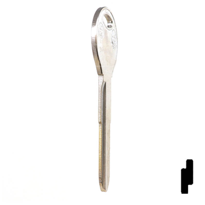 Uncut Key Blank | Mazda | X249, MZ31 Automotive Key JMA USA