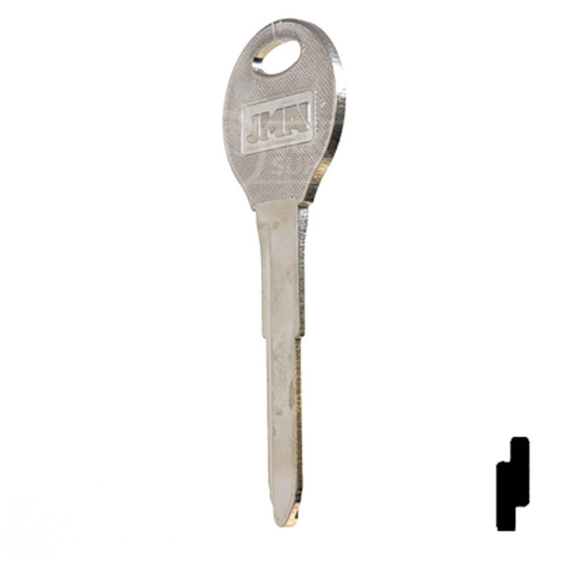 Uncut Key Blank | Mazda | X249, MZ31 Automotive Key JMA USA