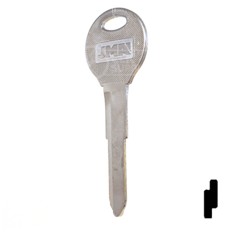 Uncut Key Blank | Mazda | X249, MZ31 Automotive Key JMA USA
